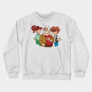 Whit, Connie, and Eugene Adventures in Odyssey Fan Art Crewneck Sweatshirt